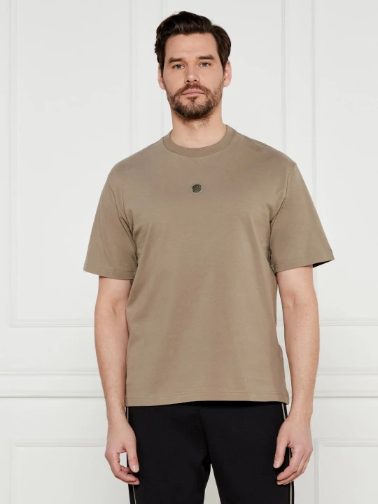 Zdjęcie produktu BOSS GREEN T-shirt 10 TL | Regular Fit | stretch beżowy