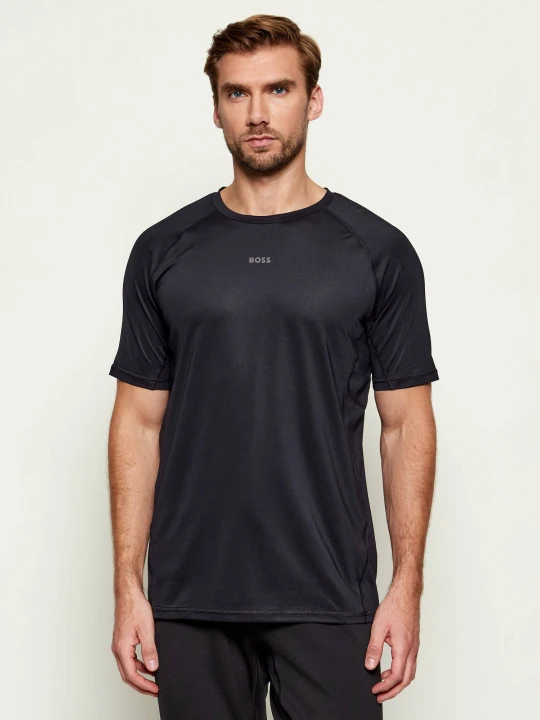 Zdjęcie produktu BOSS GREEN T-shirt Active 1 | Slim Fit | stretch czarny