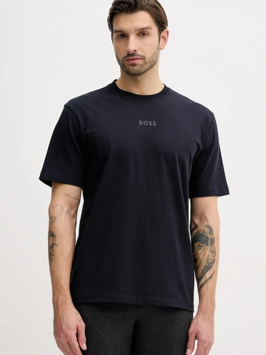 Zdjęcie produktu BOSS Green T-shirt męski bawełniany Tee 10 granatowy
