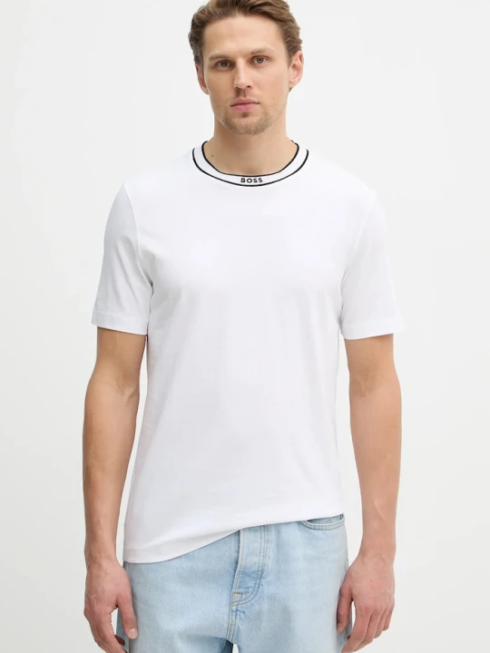 Zdjęcie produktu BOSS Green t-shirt bawełniany Tee 5 biały