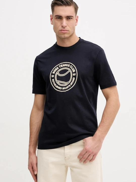 Zdjęcie produktu BOSS Green t-shirt bawełniany TS_Join Logo granatowy