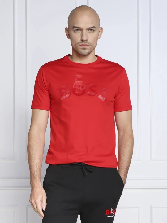 Zdjęcie produktu BOSS GREEN T-shirt BOSS X LOONEY TUNES Lunar | Regular Fit czerwony