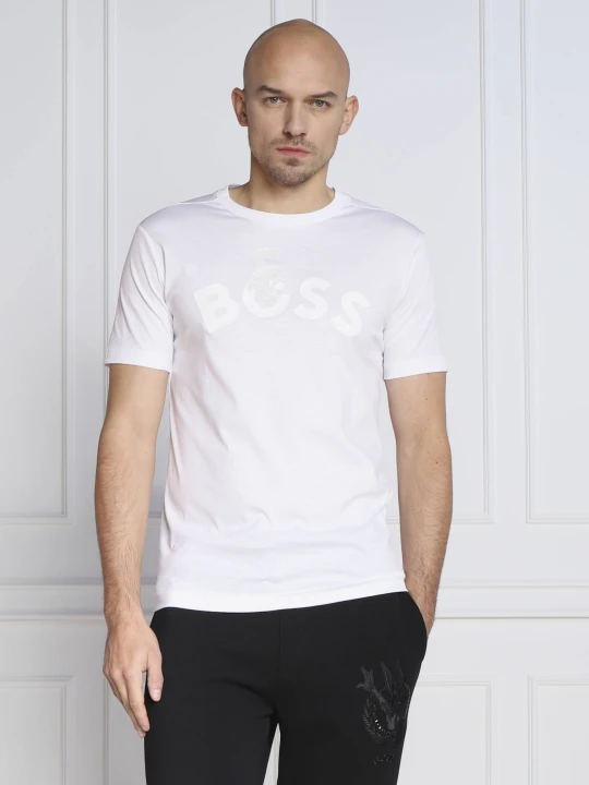 Zdjęcie produktu BOSS GREEN T-shirt BOSS X LOONEY TUNES Lunar | Regular Fit biały
