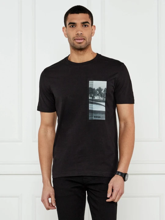 Zdjęcie produktu BOSS GREEN T-shirt DesertTech SJ | Regular Fit czarny