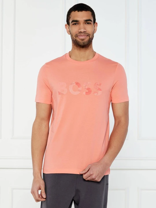 Zdjęcie produktu BOSS GREEN T-shirt Glamping | Regular Fit koralowy
