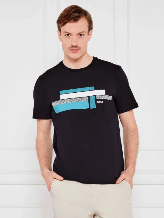 Zdjęcie produktu BOSS GREEN T-shirt Glamping | Relaxed fit czarny