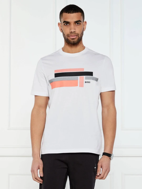 Zdjęcie produktu BOSS GREEN T-shirt Glamping | Relaxed fit biały