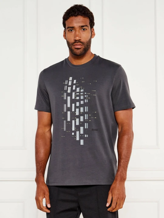 Zdjęcie produktu BOSS GREEN T-shirt GRX Zone | Regular Fit grafitowy