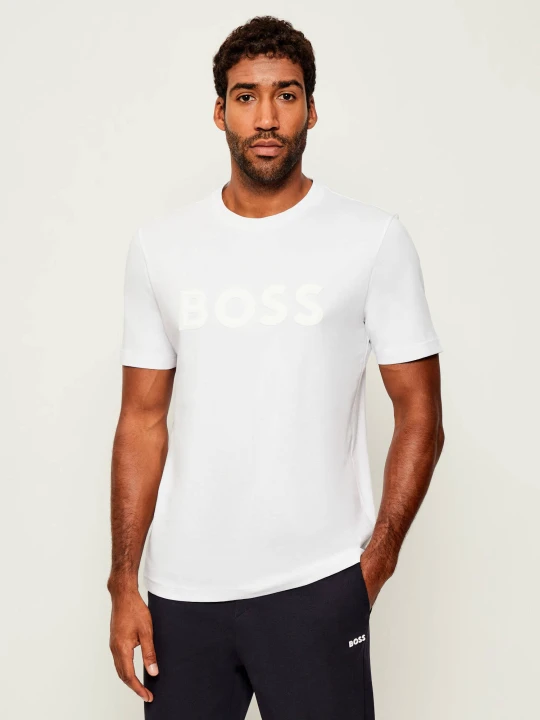 Zdjęcie produktu BOSS GREEN T-shirt Iconic Zone | Regular Fit biały