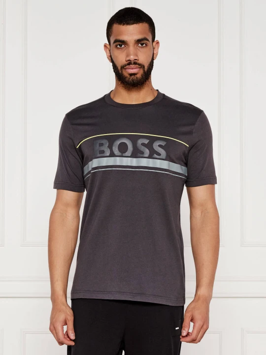 Zdjęcie produktu BOSS GREEN T-shirt Iconic Zone | Regular Fit grafitowy