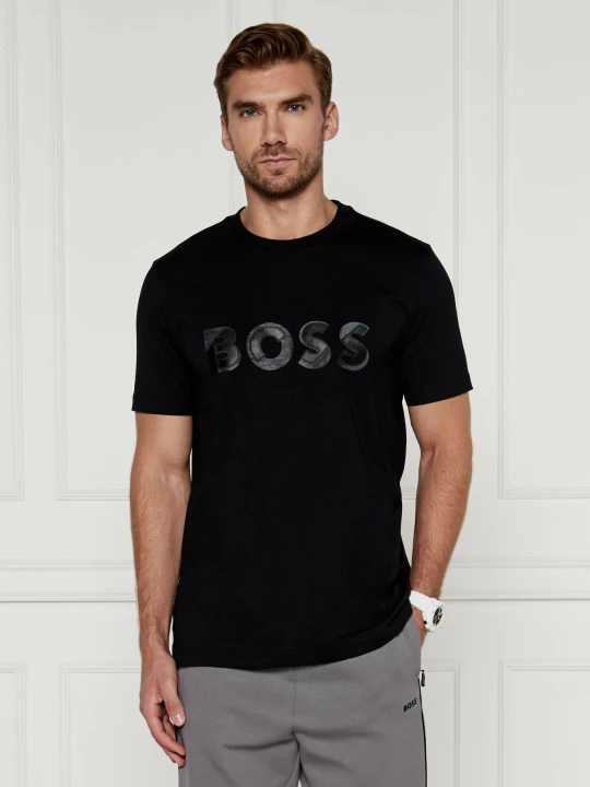 Zdjęcie produktu BOSS GREEN T-shirt Jagged | Relaxed fit | stretch czarny