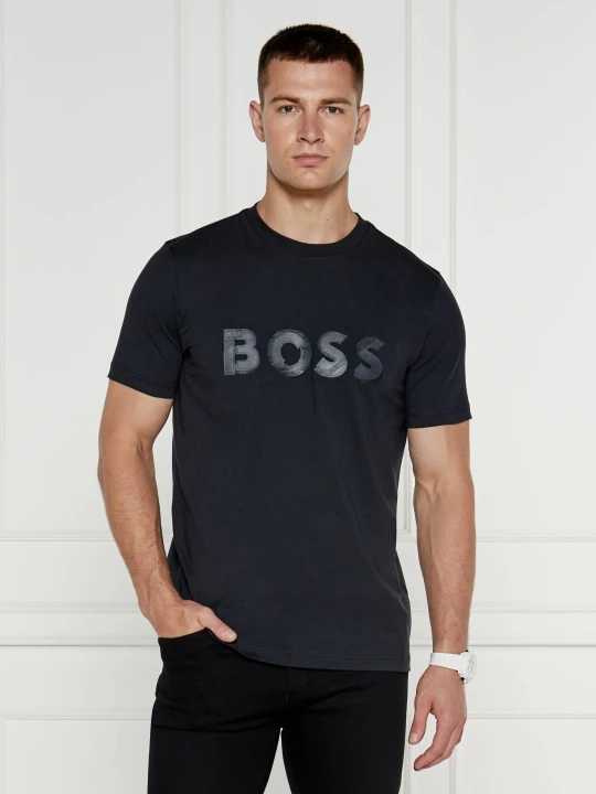 Zdjęcie produktu BOSS GREEN T-shirt Jagged | Relaxed fit | stretch czarny