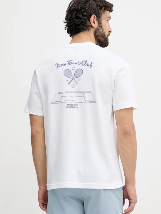 Zdjęcie produktu BOSS Green T-shirt męski bawełniany biały