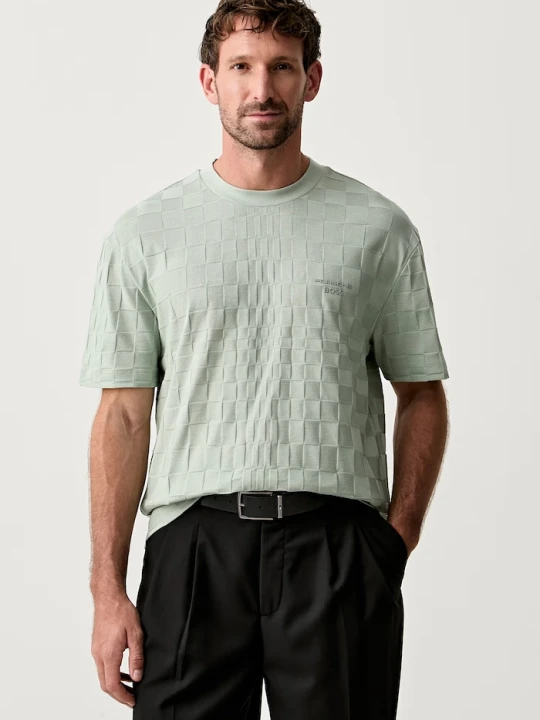 Zdjęcie produktu BOSS Green T-shirt męski bawełniany BOSS X PORSCHE