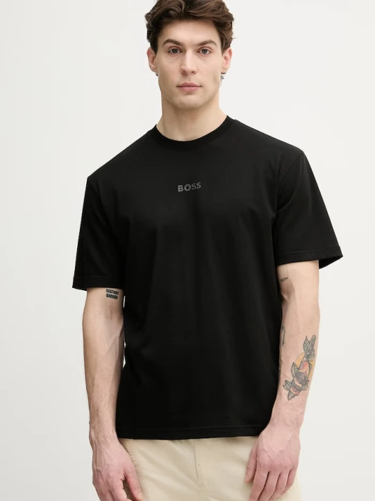 Zdjęcie produktu BOSS Green T-shirt męski bawełniany Tee 10 czarny