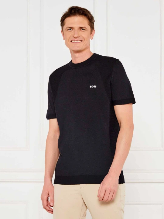 Zdjęcie produktu BOSS GREEN T-shirt Momentum_Lite_T24 | Regular Fit czarny