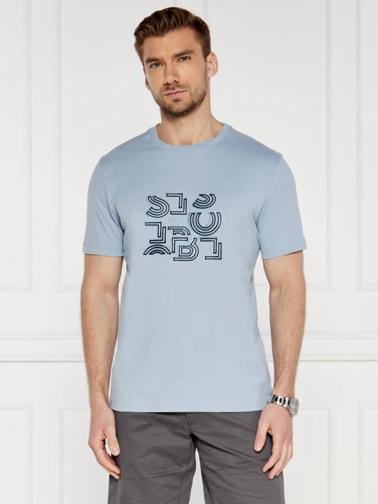 Zdjęcie produktu BOSS GREEN T-shirt | Regular Fit błękitny