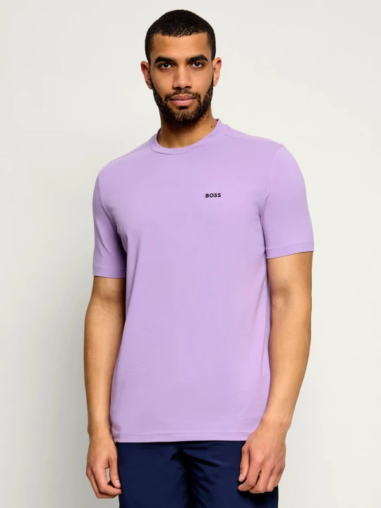 Zdjęcie produktu BOSS GREEN T-shirt | Regular Fit | stretch fioletowy