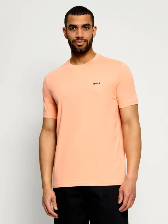 Zdjęcie produktu BOSS GREEN T-shirt | Regular Fit | stretch brzoskwiniowy