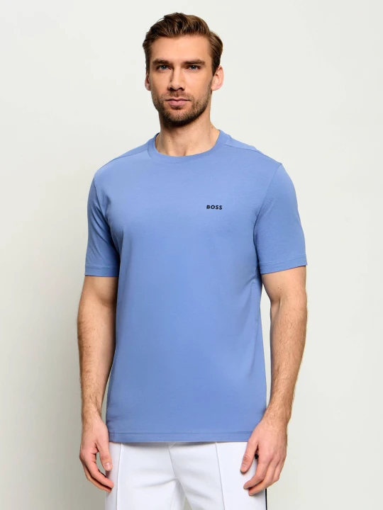 Zdjęcie produktu BOSS GREEN T-shirt | Regular Fit | stretch niebieski