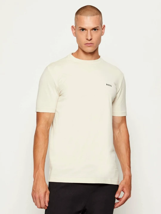 Zdjęcie produktu BOSS GREEN T-shirt | Regular Fit | stretch kremowy