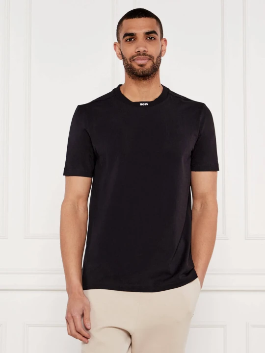 Zdjęcie produktu BOSS GREEN T-shirt Rib | Regular Fit czarny