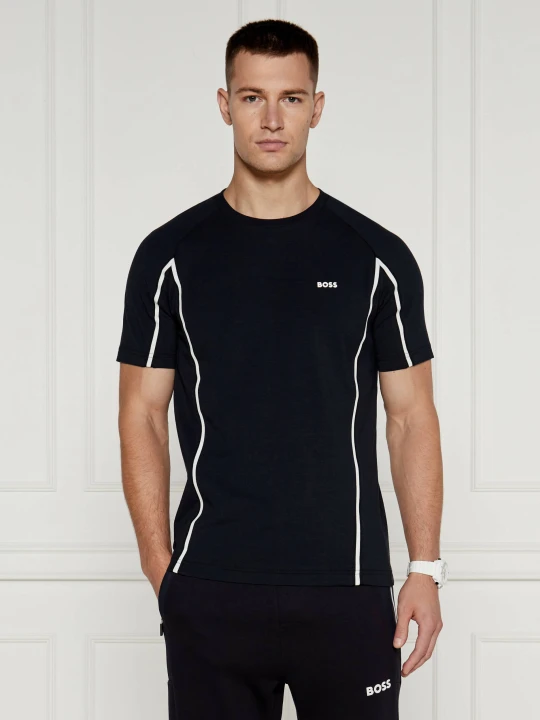 Zdjęcie produktu BOSS GREEN T-shirt Tape | Regular Fit | stretch granatowy