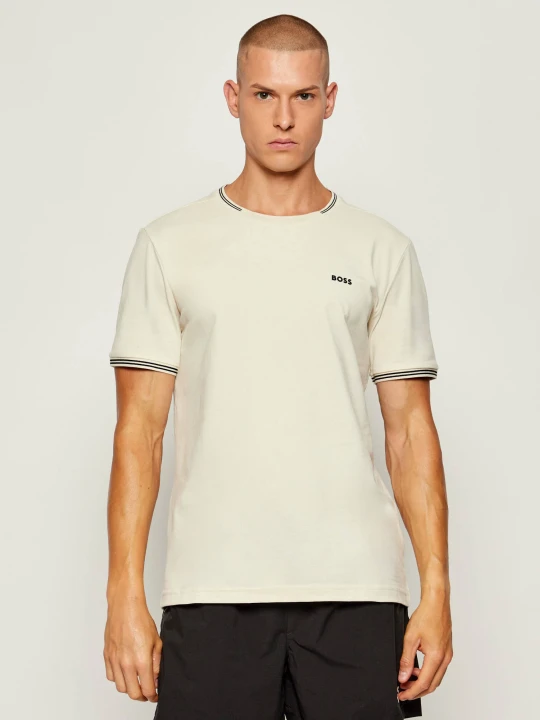 Zdjęcie produktu BOSS GREEN T-shirt Taul | Regular Fit | stretch kremowy
