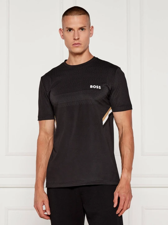 Zdjęcie produktu BOSS GREEN T-shirt Tech TOC | Slim Fit czarny