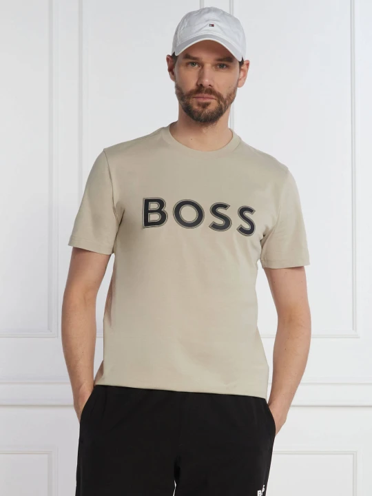 Zdjęcie produktu BOSS GREEN T-shirt Tee 1 | Regular Fit piaskowy