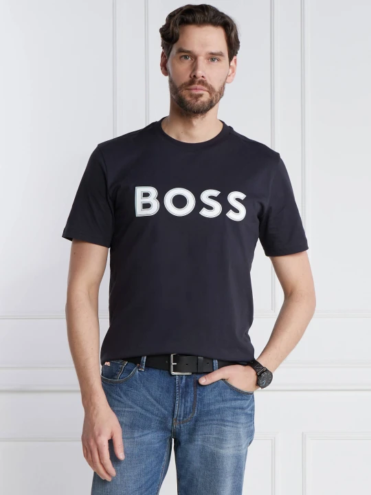 Zdjęcie produktu BOSS GREEN T-shirt Tee 1 | Regular Fit granatowy