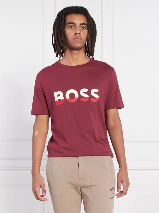 Zdjęcie produktu BOSS GREEN T-shirt Tee 1 | Regular Fit bordowy