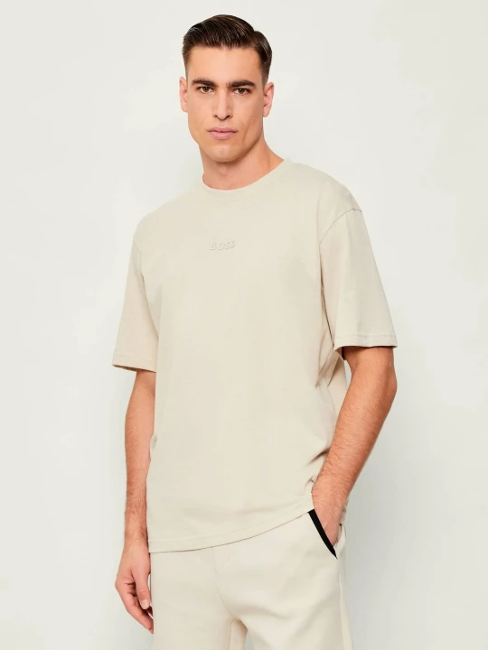 Zdjęcie produktu BOSS GREEN T-shirt Tee 10 | Oversize fit beżowy