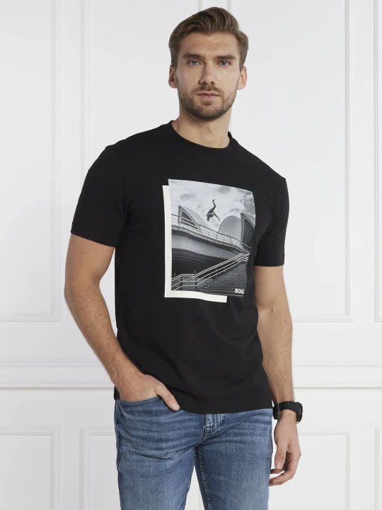 Zdjęcie produktu BOSS GREEN T-shirt Tee 10 | Regular Fit czarny