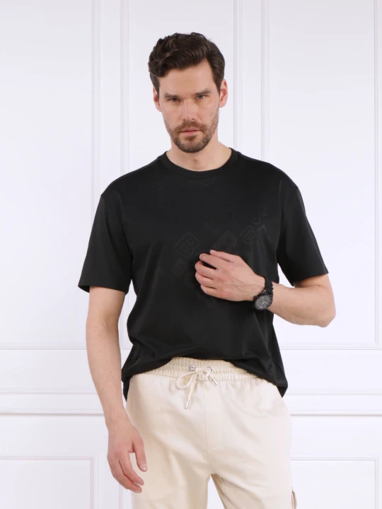 Zdjęcie produktu BOSS GREEN T-shirt Tee 14 10226915 01 | Slim Fit czarny