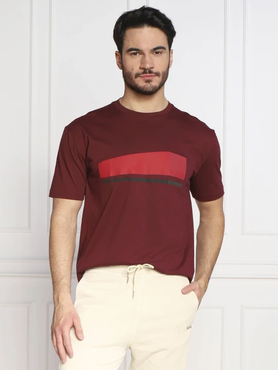 Zdjęcie produktu BOSS GREEN T-shirt Tee 3 | Relaxed fit bordowy