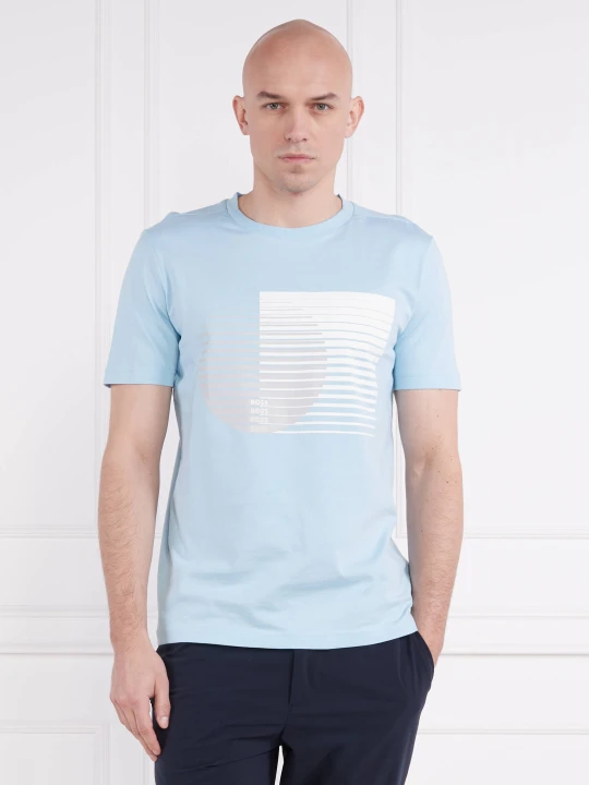 Zdjęcie produktu BOSS GREEN T-shirt Tee 6 | Regular Fit błękitny