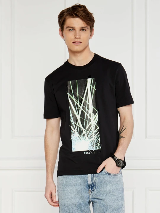 Zdjęcie produktu BOSS GREEN T-shirt Tee 6 | Regular Fit | stretch czarny