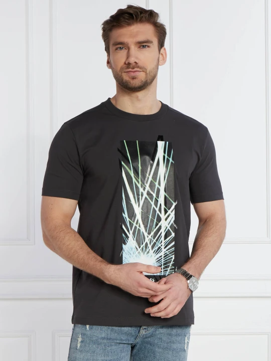 Zdjęcie produktu BOSS GREEN T-shirt Tee 6 | Regular Fit | stretch grafitowy