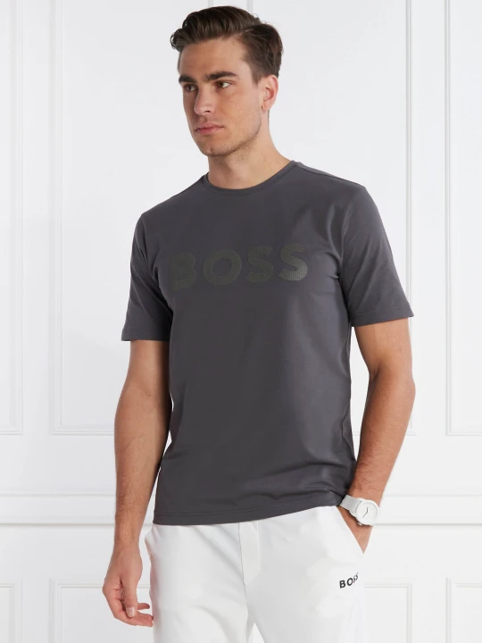 Zdjęcie produktu BOSS GREEN T-shirt Tee 8 | Slim Fit | stretch grafitowy