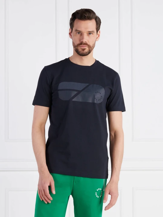 Zdjęcie produktu BOSS GREEN T-shirt Tee 9 | Regular Fit | stretch granatowy