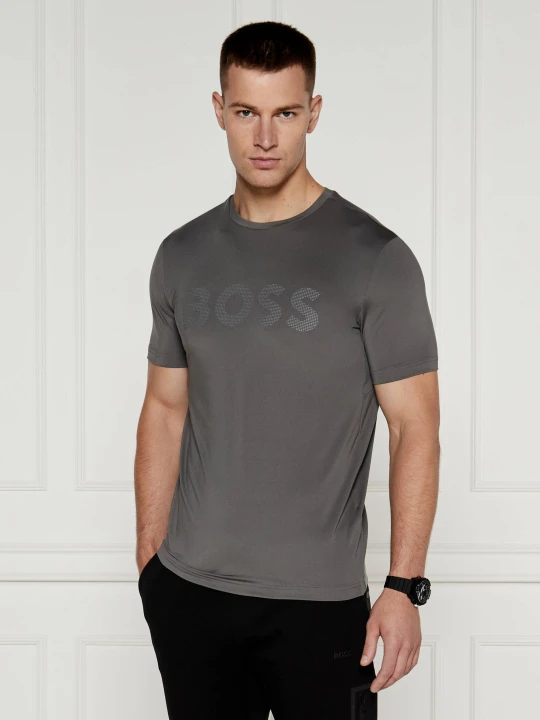 Zdjęcie produktu BOSS GREEN T-shirt Tee Active | Slim Fit szary