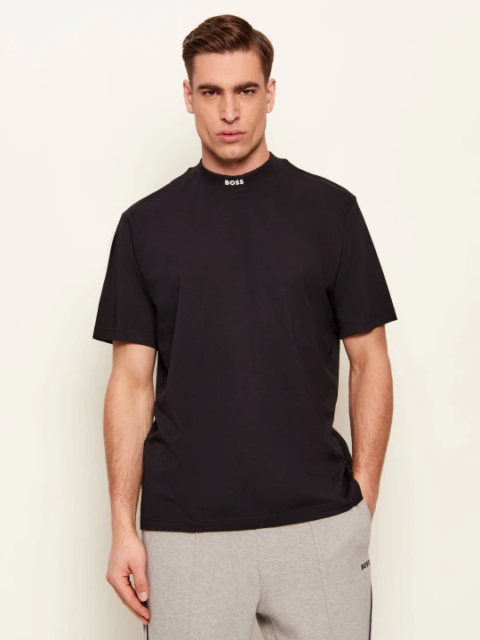 Zdjęcie produktu BOSS GREEN T-shirt Tee Collar | Loose fit | stretch czarny