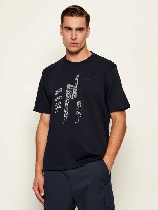 Zdjęcie produktu BOSS GREEN T-shirt Tee GRX Zone | Relaxed fit granatowy