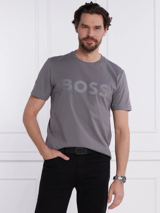Zdjęcie produktu BOSS GREEN T-shirt Tee Mirror 1 | Regular Fit szary