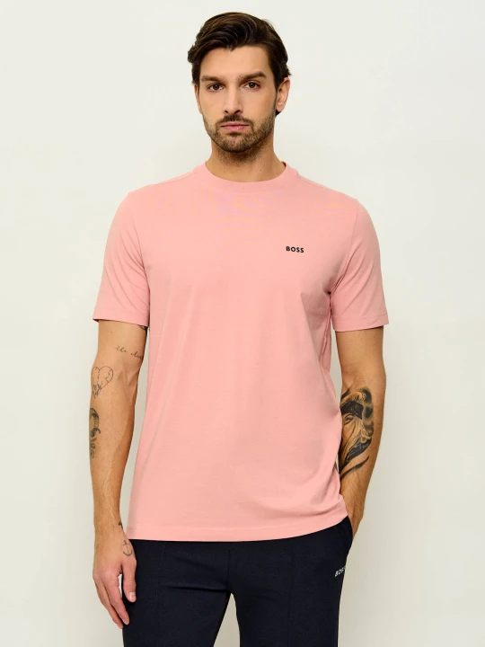 Zdjęcie produktu BOSS GREEN T-shirt | Regular Fit | stretch różowy