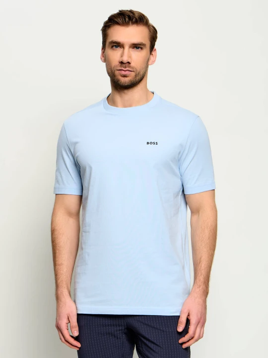 Zdjęcie produktu BOSS GREEN T-shirt Tee | Regular Fit | stretch niebieski