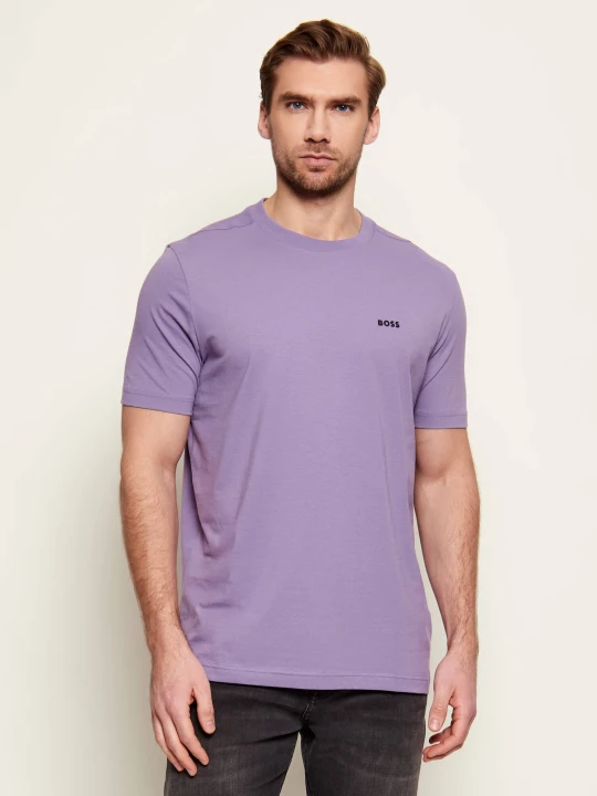 Zdjęcie produktu BOSS GREEN T-shirt Tee | Regular Fit | stretch fioletowy