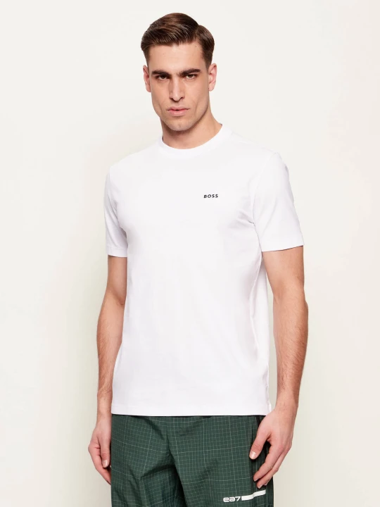Zdjęcie produktu BOSS GREEN T-shirt Tee | Regular Fit | stretch biały