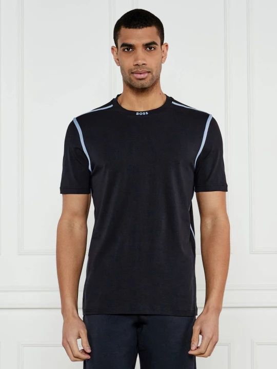 Zdjęcie produktu BOSS GREEN T-shirt Tee Tape | Regular Fit | stretch granatowy